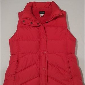 J. Crew Red Womens Vest Size Small